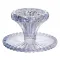 Тортівниця на ніжці Ø19 см скляна кругла підставка для торта, капкейків, тістечок HP-19-148S (HP-19-148S)