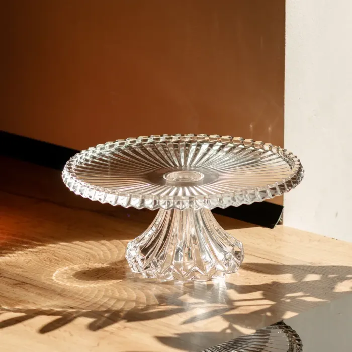 Тортівниця на ніжці 25 см скляна HP-19-138 (HP-19-138) - изображение 4