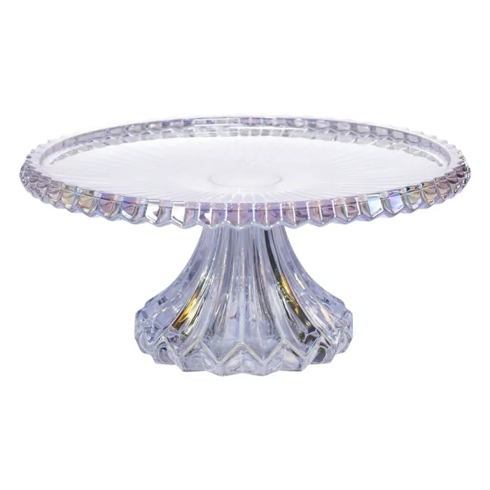 Тортівниця на ніжці Ø26 см скляна кругла HP-19-148 (HP-19-148) - изображение 1