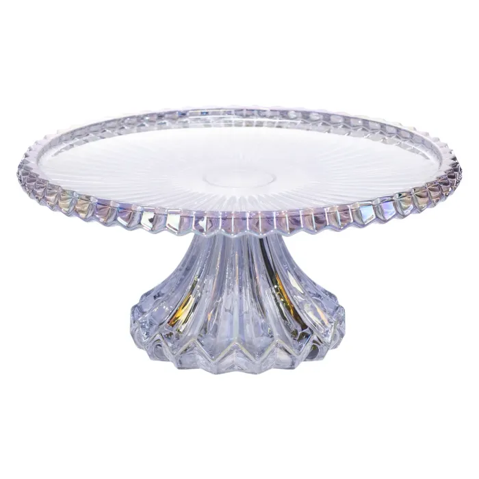 Тортівниця на ніжці Ø26 см скляна кругла HP-19-148 (HP-19-148) - изображение 4