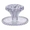 Тортівниця на ніжці Ø26 см скляна підставка для торта, капкейків, тістечок HP-19-138S (HP-19-138S)