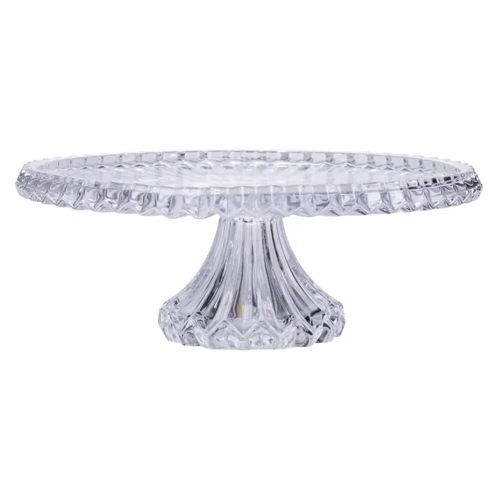 Тортівниця на ніжці Ø32 см скляна підставка для торта, капкейків, тістечок HP-19-138L (HP-19-138L) - зображення 2
