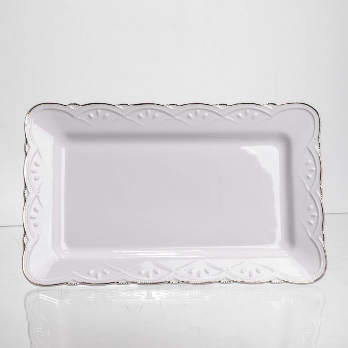 Тортівниця на ніжці White Square 25.5 *25.5  см порцелянова квадратна Yiwu 120-YH-HG062 (120-YH-HG062) - изображение 5