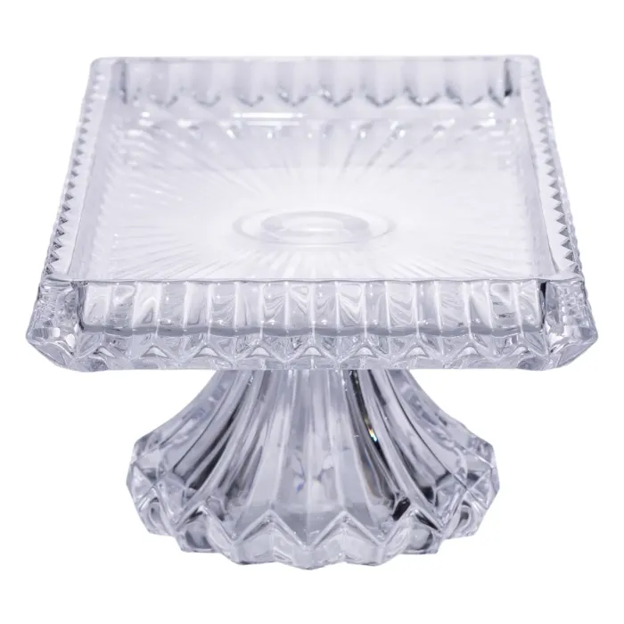 Тортівниця прямокутна на ніжці 33×17×13.5 (см) скляна HP-19-146C (HP-19-146C) - зображення 4