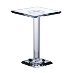 Тортівниця скляна на ніжці 12×12×23 см кругла стійка для торта, капкейків (HP-4-72L)