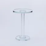 Тортівниця скляна на ніжці 12×18 см кругла стійка для торта, капкейків (HP-4-68M)