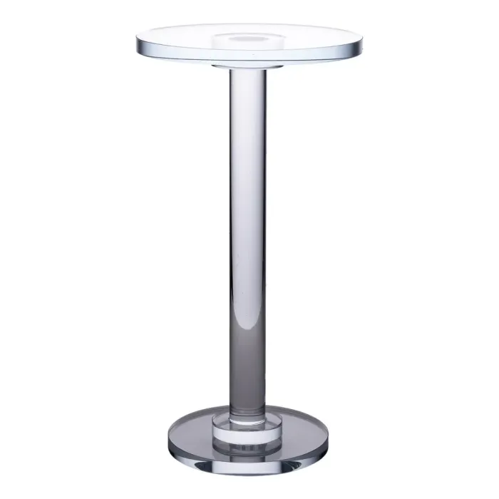 Тортівниця скляна на ніжці 12×23 см кругла стійка для торта, капкейків (HP-4-67S) - зображення 3