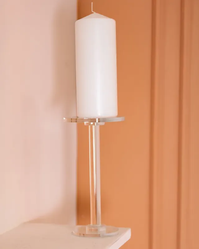 Тортівниця скляна на ніжці 12×23 см кругла стійка для торта, капкейків (HP-4-67S) - зображення 4