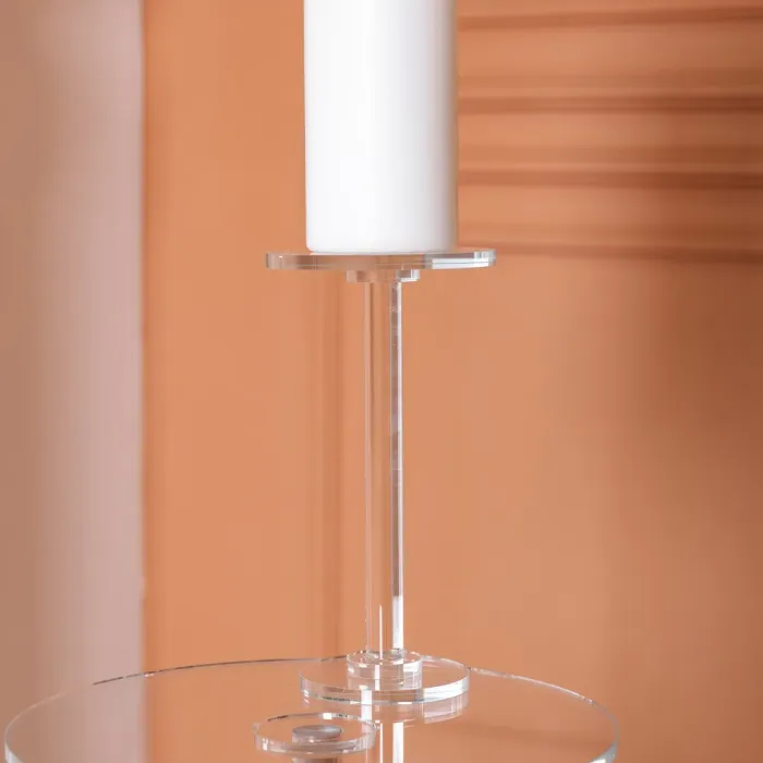 Тортівниця скляна на ніжці 12×23 см кругла стійка для торта, капкейків (HP-4-67S) - зображення 5