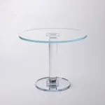 Тортівниця скляна на ніжці 30×24 см підставка для торта, капкейків прозора (HP-4-83M)