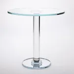 Тортівниця скляна на ніжці 30×31 см см підставка для торта, капкейків прозора (HP-4-84L)