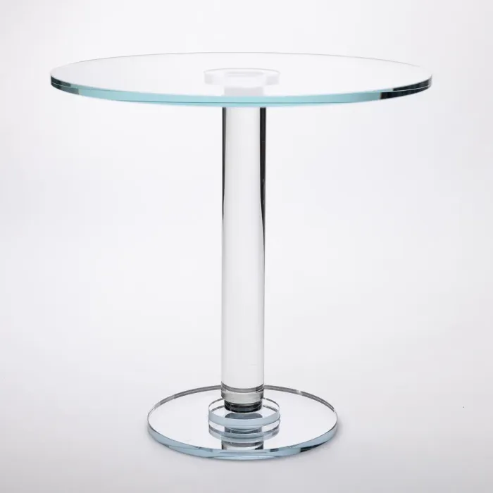 Тортівниця скляна на ніжці 30×31 см см підставка для торта, капкейків прозора (HP-4-84L) - зображення 1