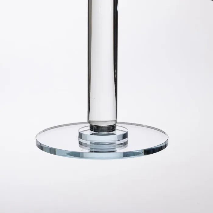 Тортівниця скляна на ніжці 30×31 см см підставка для торта, капкейків прозора (HP-4-84L) - зображення 3