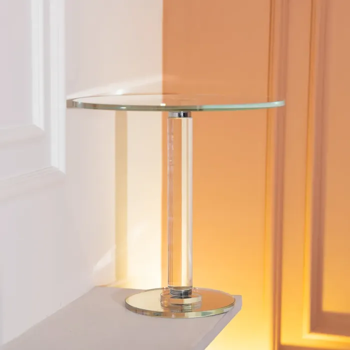 Тортівниця скляна на ніжці 30×31 см см підставка для торта, капкейків прозора (HP-4-84L) - зображення 4