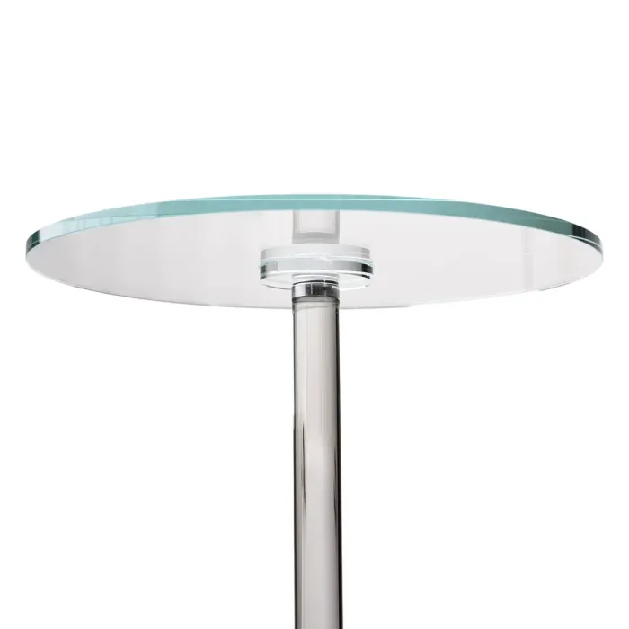 Тортівниця скляна на високій ніжці 30×70 см кругла підставка для торта, капкейків (HP-4-89L) - изображение 3