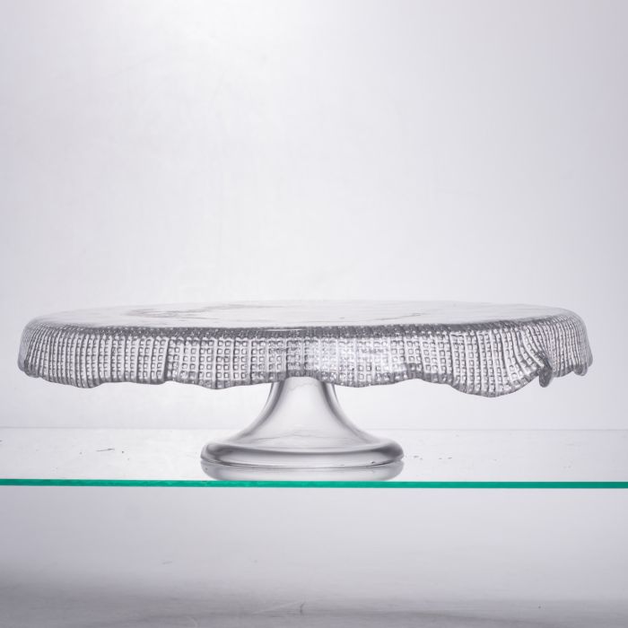 Тортівниця трансформер скляна на ножці, менажниця трансформер прозора скляна 64486-53 (64486-53) - зображення 3