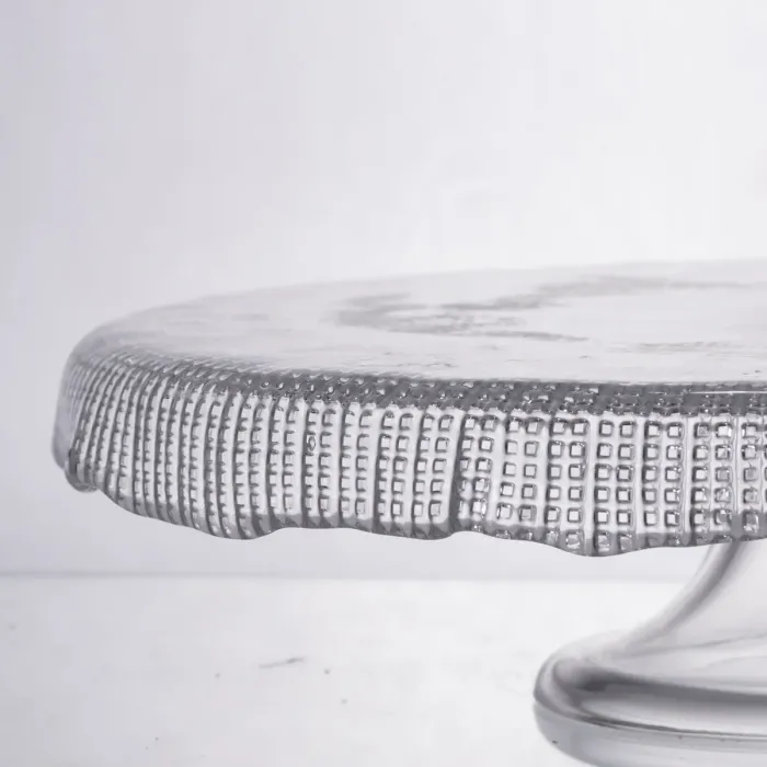 Тортівниця трансформер скляна на ножці, менажниця трансформер прозора скляна 64486-53 (64486-53) - зображення 4