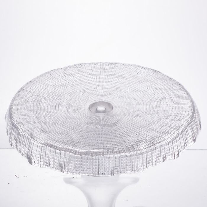 Тортівниця скляна на ніжці прозора Yiwu 64486-54 (64486-54) - изображение 4