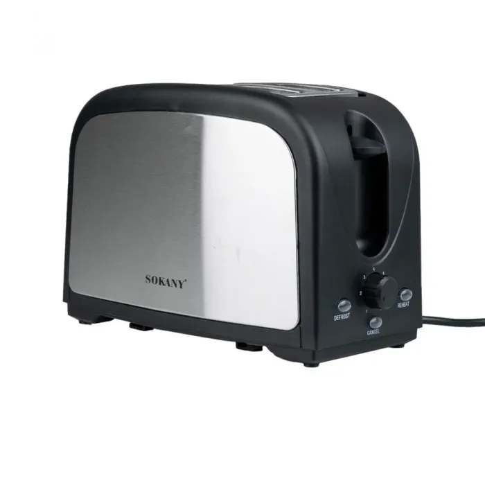 Тостер для хліба 7 температурних режимів на 2 скибочки з підігрівом 800 Вт Sokany HJT-008s (HJT008SBST) - зображення 11