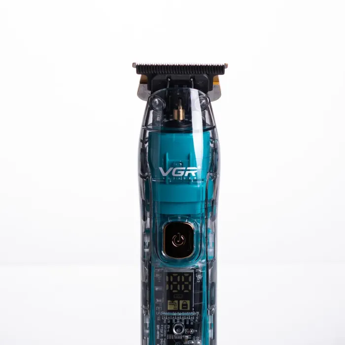 Тример для стрижки акумуляторний з 4 насадками Зелений VGR V-961 (HP-V-961) - изображение 6