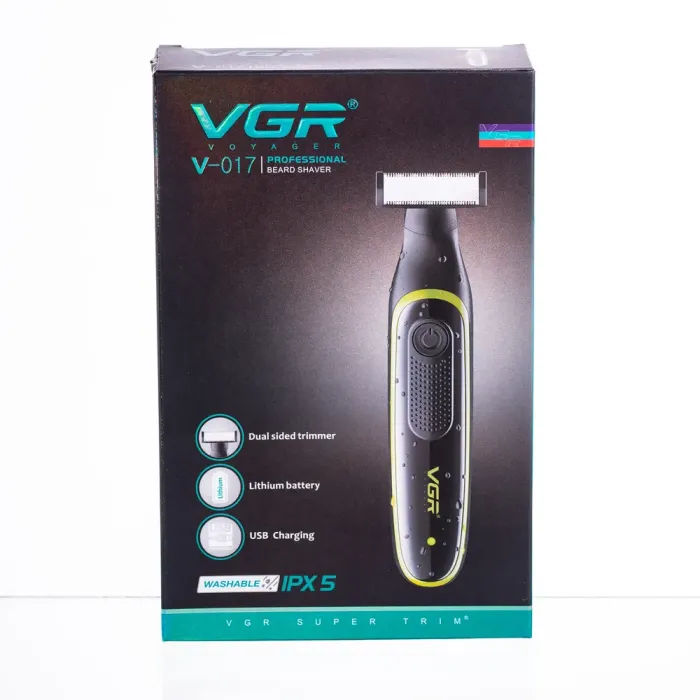 Тример для волосся та бороди з 3 насадками Чорний VGR V-017 (HP-V-017) - изображение 9