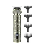 Тример професійний акумуляторний з LED-дисплеєм 5 Вт машинка для стрижки бездротова VGR V-962 (V962SL)