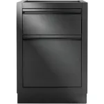 Тумба для сміття і паперових рушників 61х61х90 см чорна Oasis Napoleon IM-WDC-MK-1