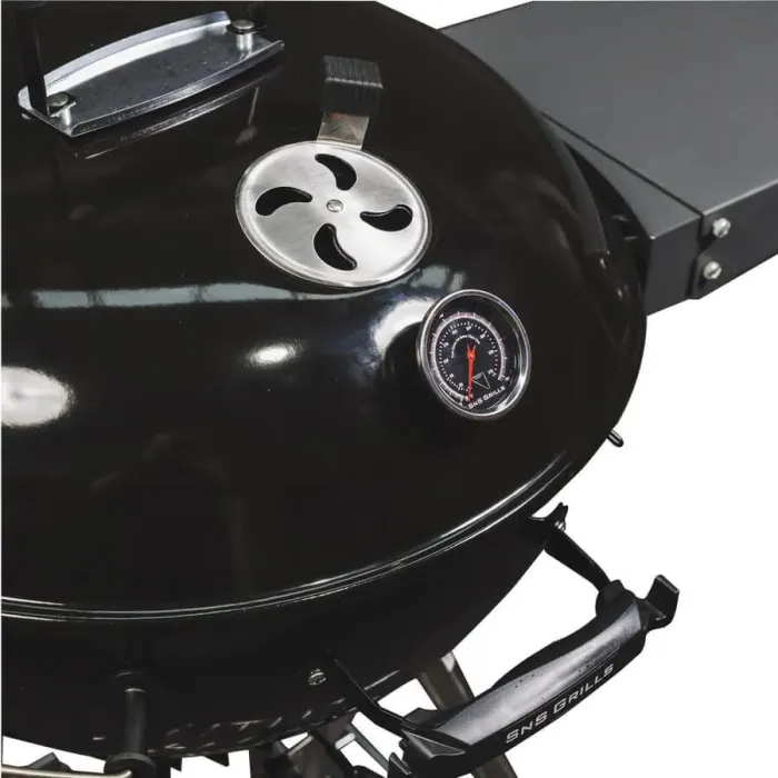 Вугільний гриль Slow and Sear Original Kettle Grill 57 см + кошик Deluxe SNS-KET-1 - зображення 3