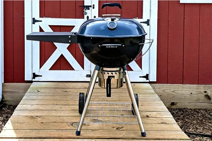 Вугільний гриль Slow and Sear Original Kettle Grill 57 см + кошик Deluxe SNS-KET-1 - зображення 7