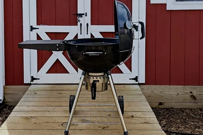 Вугільний гриль Slow and Sear Original Kettle Grill 57 см + кошик Deluxe SNS-KET-1 - зображення 8