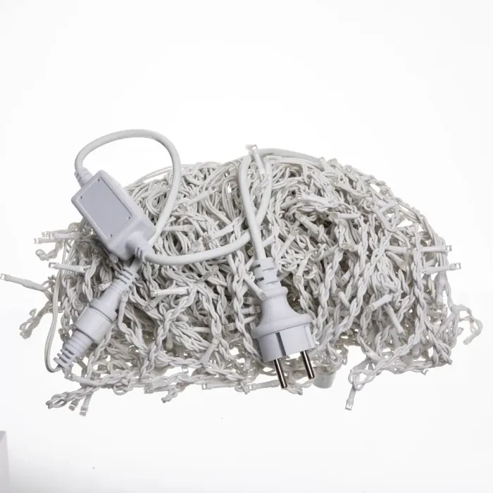 Вулична гірлянда Бахрома 36 м 600 LED білий провід Синій 36MWBL (36MWBL) - изображение 5