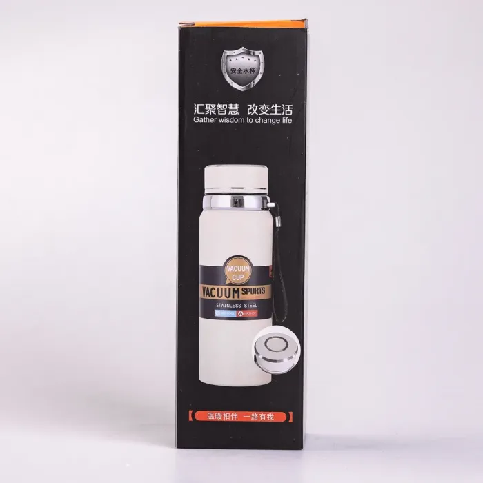 Умный термос Vacuum Sports 1 л с датчиком температуры, ремешком и ситом белый (HP-14-30W) - изображение 7