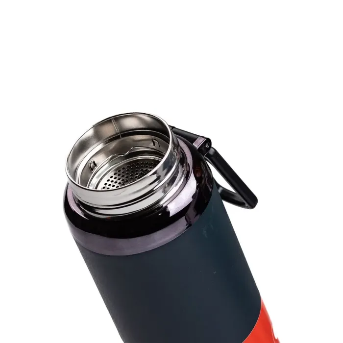 Умный термос с датчиком температуры 1 л с колбой из нержавеющей стали и ручкой синий (HP-14-29BL) - изображение 3