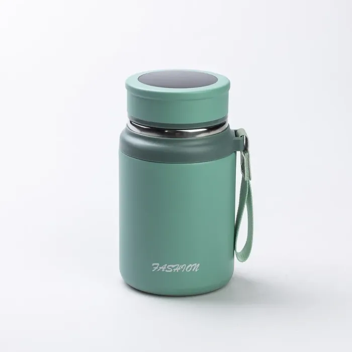 Умный термос на 700 мл с датчиком температуры с колбой из нержавеющей стали с ремешком Fashion (HP-14-20GR) - изображение 2