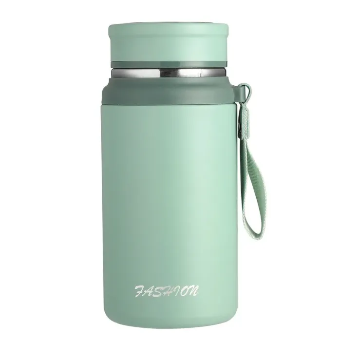 Умный термос на 700 мл с датчиком температуры с колбой из нержавеющей стали с ремешком Fashion (HP-14-20GR) - изображение 1