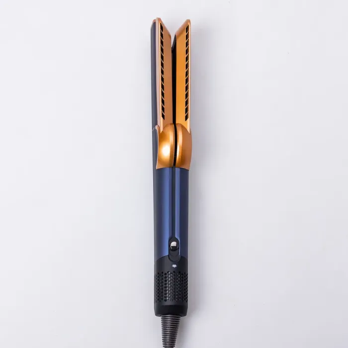Выпрямитель для волос 1300 Вт воздушный стайлер Air Stasghtener, синий (X10BL) - изображение 3