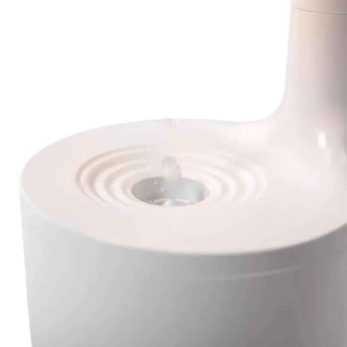 Зволожувач повітря для дому 12×22 см повітрязволожувач для дому портативний 600 мл з таймером Білий (LZ599) - зображення 4