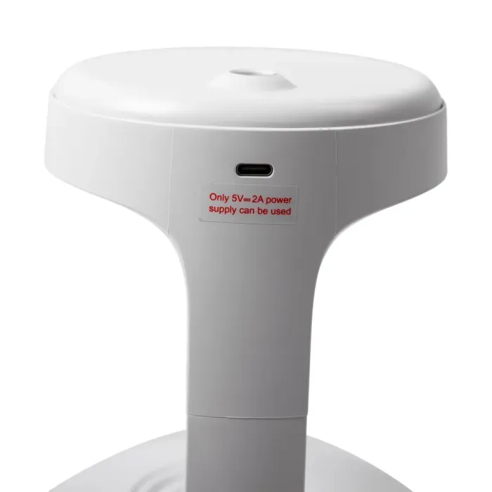 Зволожувач повітря для дому 12×22 см повітрязволожувач для дому портативний 600 мл з таймером Білий (LZ599) - зображення 6