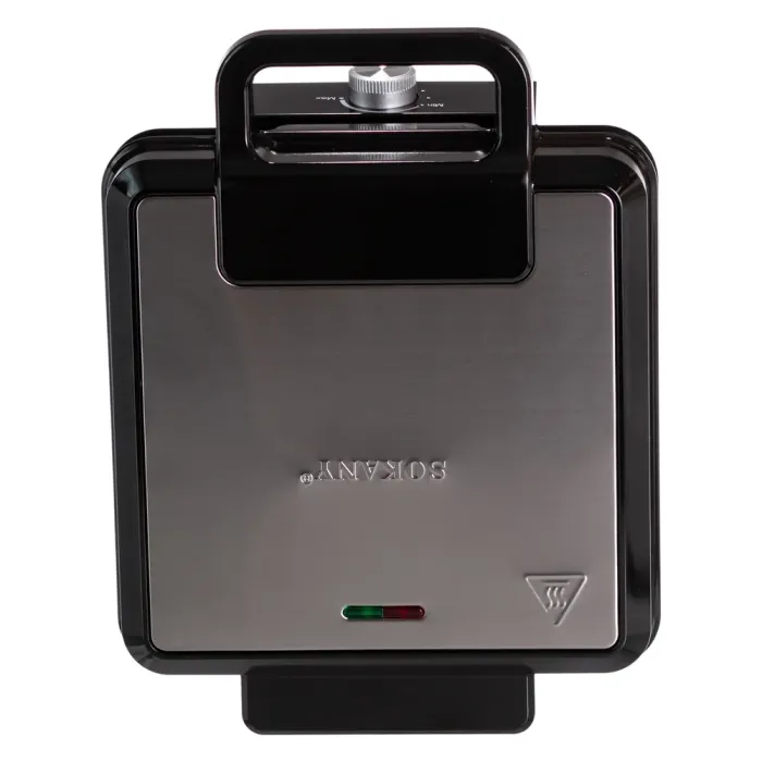 Вафельниця на 4 бельгійських  вафлі з антипригарним покриттям Sokany SK-08031 (SK-08031) - изображение 4