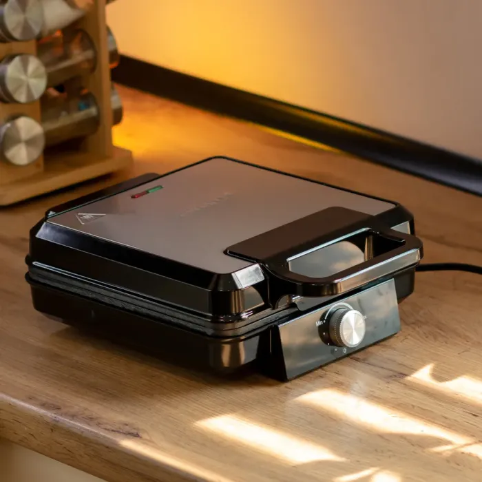 Вафельниця на 4 бельгійських  вафлі з антипригарним покриттям Sokany SK-08031 (SK-08031) - изображение 9