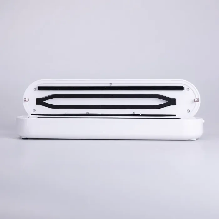 Вакууматор побутовий для сухих і вологих продуктів 300 Вт вакуумний пакувальник з пакетами Білий (HP-11-1) - зображення 3