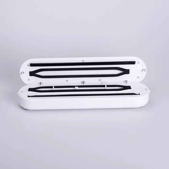 Вакууматор побутовий для сухих і вологих продуктів 300 Вт вакуумний пакувальник з пакетами Білий (HP-11-1) - зображення 4