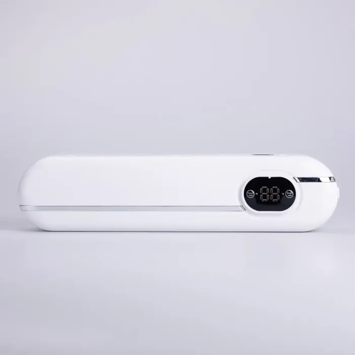 Вакууматор побутовий для сухих і вологих продуктів 300 Вт вакуумний пакувальник з пакетами Білий (HP-11-1) - зображення 7