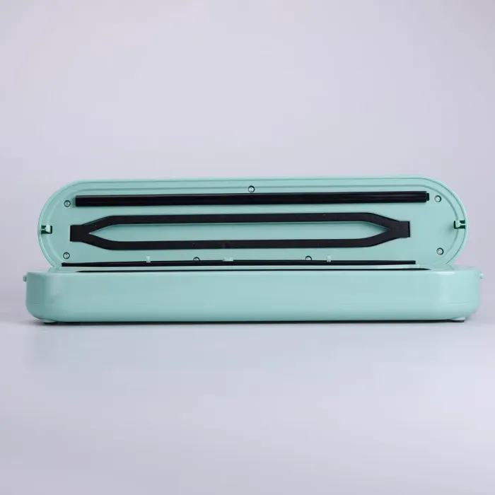 Вакууматор побутовий для сухих і вологих продуктів 300 Вт вакуумний пакувальник з пакетами Бірюзовий (HP-11-3) - зображення 3