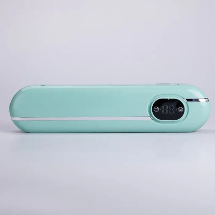 Вакууматор побутовий для сухих і вологих продуктів 300 Вт вакуумний пакувальник з пакетами Бірюзовий (HP-11-3) - зображення 8