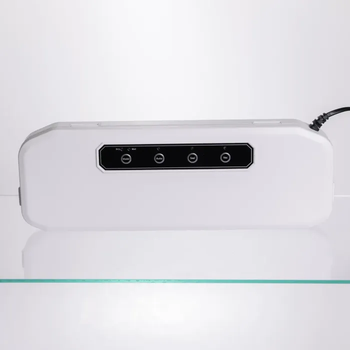 Вакууматор побутовий для сухих та вологих продуктів 400 Вт вакуумний пакувальник 4 режими роботи + 10 пакетів Білий HP-11-17W (HP-11-17W) - зображення 1