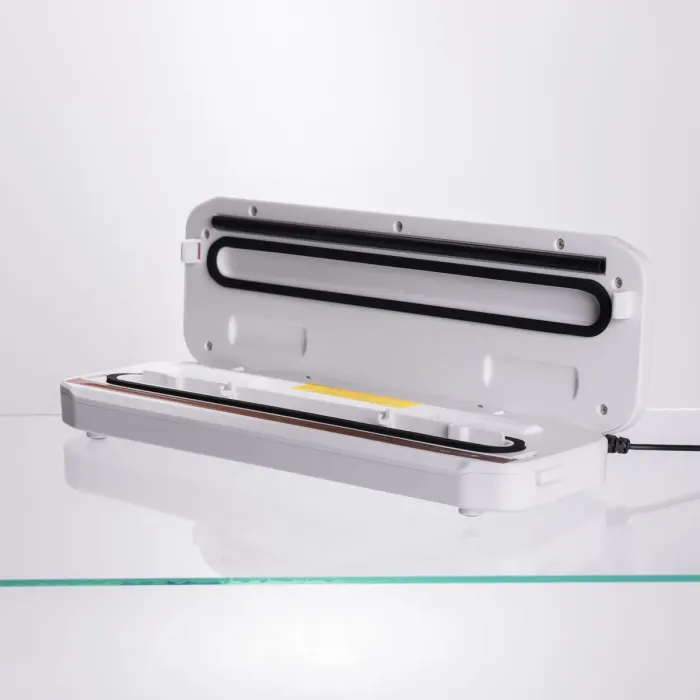 Вакууматор побутовий для сухих та вологих продуктів 400 Вт вакуумний пакувальник 4 режими роботи + 10 пакетів Білий HP-11-17W (HP-11-17W) - зображення 2