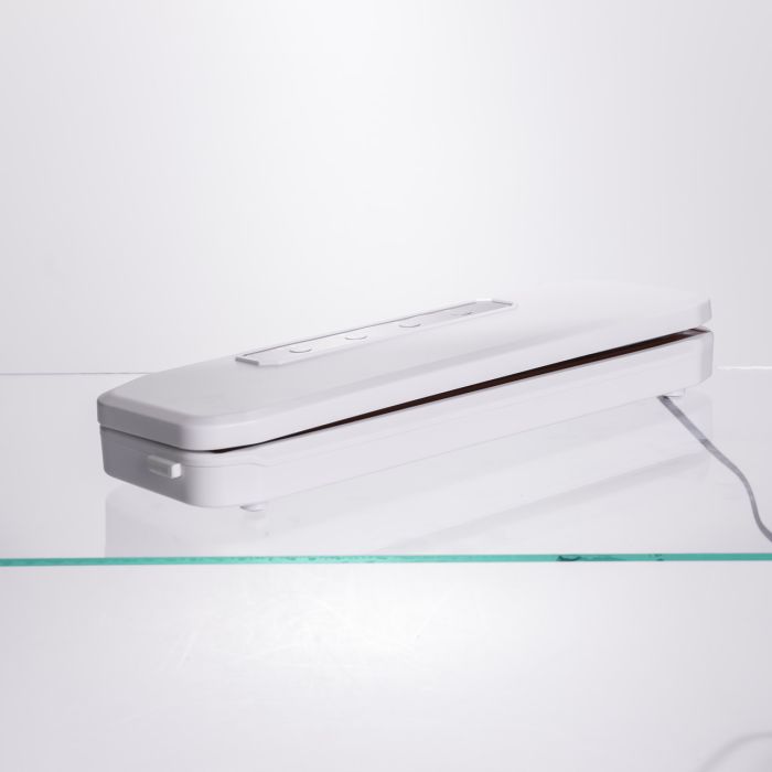 Вакууматор побутовий для сухих та вологих продуктів 400 Вт вакуумний пакувальник 4 режими роботи + 10 пакетів Білий HP-11-17W (HP-11-17W) - изображение 5