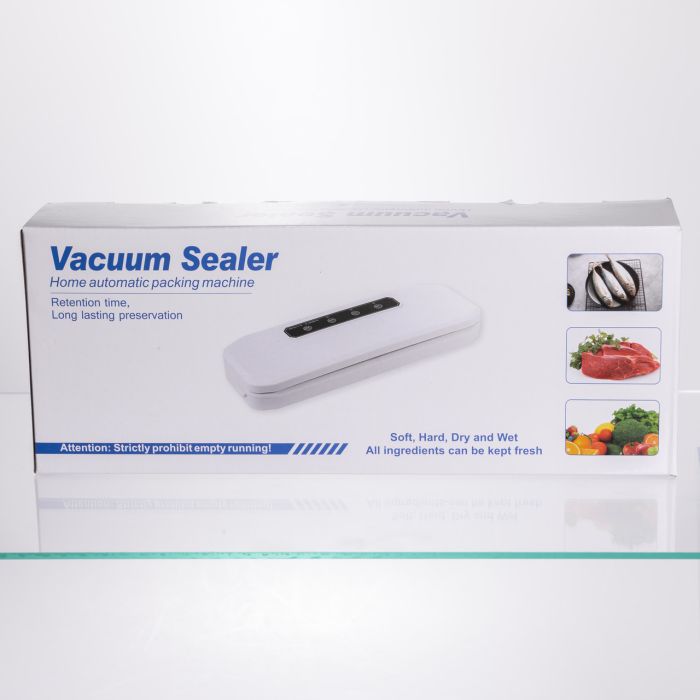 Вакууматор побутовий для сухих та вологих продуктів 400 Вт вакуумний пакувальник 4 режими роботи + 10 пакетів Білий HP-11-17W (HP-11-17W) - изображение 6