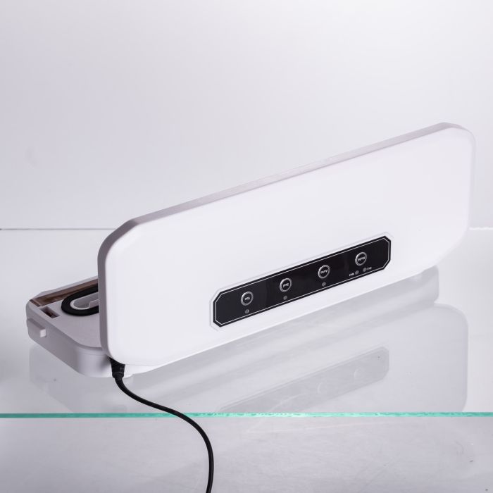 Вакууматор побутовий для сухих та вологих продуктів 400 Вт вакуумний пакувальник 4 режими роботи + 10 пакетів Білий HP-11-17W (HP-11-17W) - изображение 7